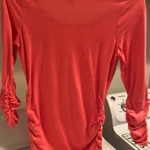 Pink Scrunched Waist Top